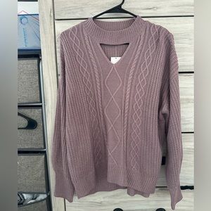 Steve Madden Key Hole Sweater NWT